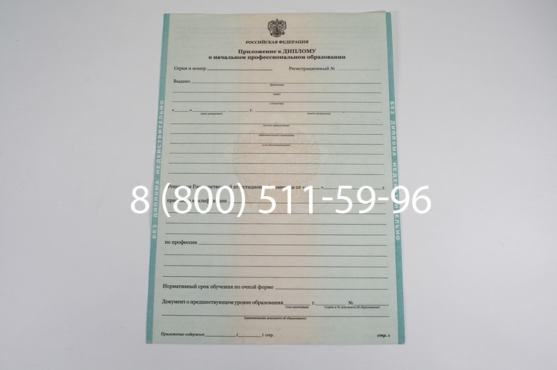Диплом ПТУ 2014-2024 года в Симферополе